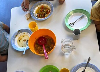 Wir haben die Erntedanksuppe gekocht