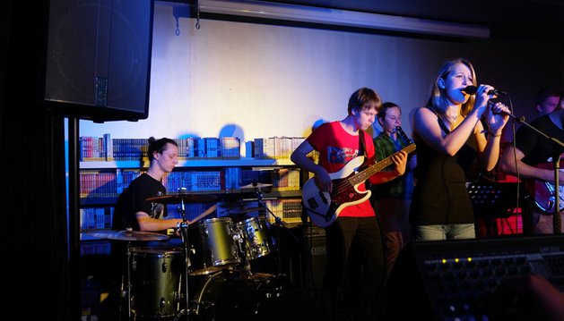 Auftritt der Schulband