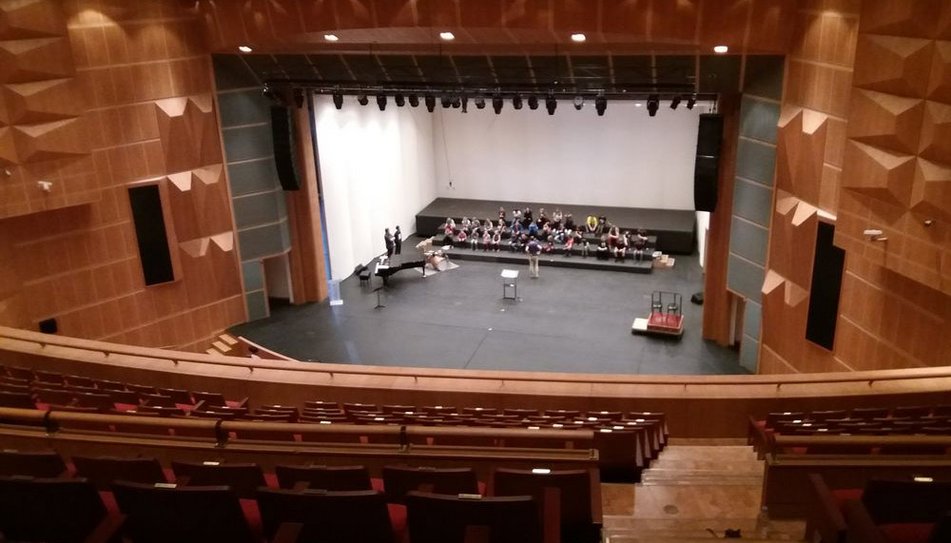 Chorauftritt in Korea