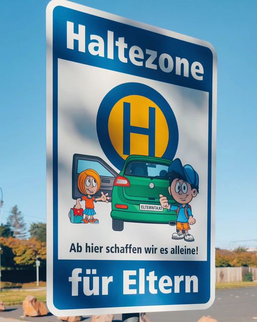 Haltezone für Eltern Kirschenstraße